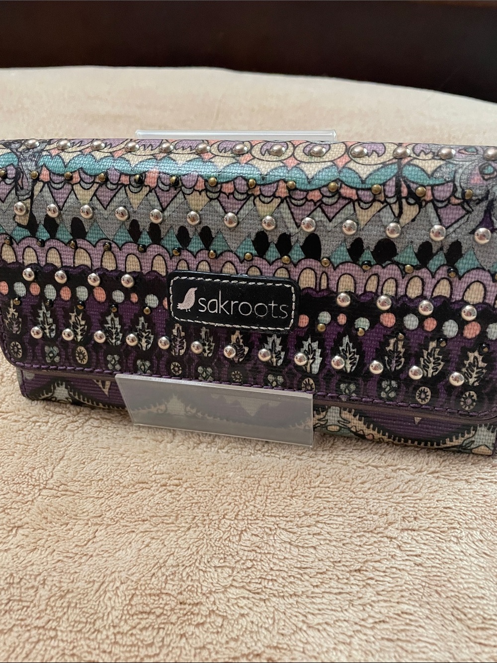Sakroots Studded Continental Wallet